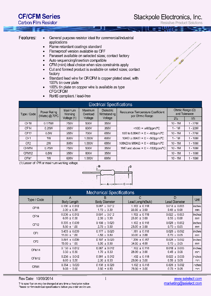 CF14JT200R_8924293.PDF Datasheet