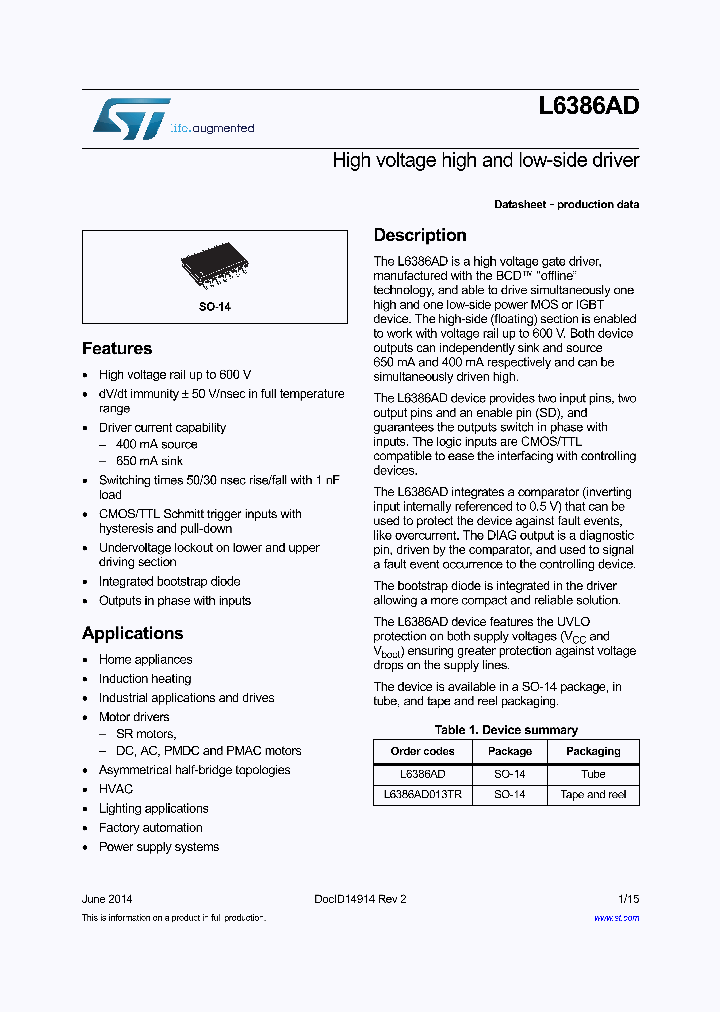 L6386AD013TR_8926137.PDF Datasheet