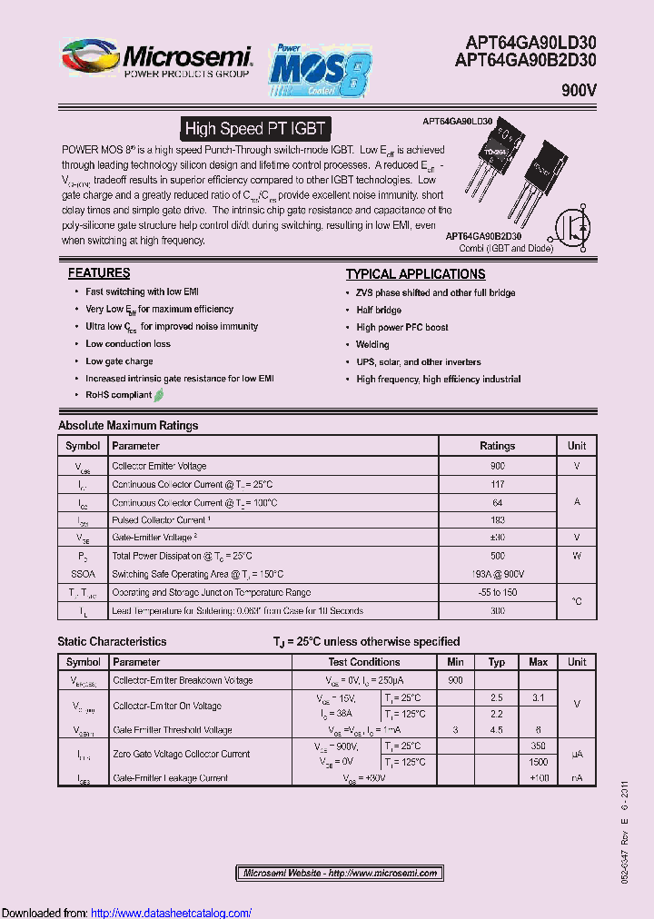 APT64GA90LD30_8926761.PDF Datasheet