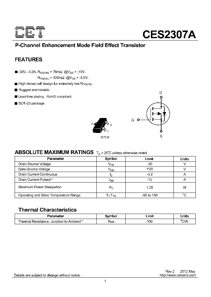 CES2307A_8926697.PDF Datasheet