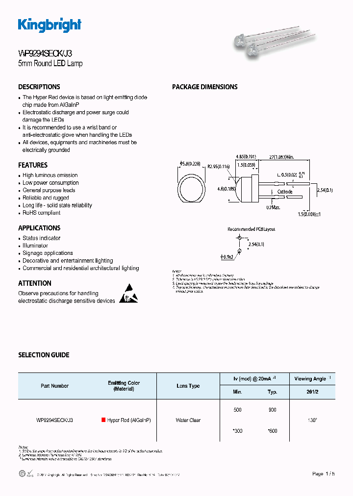 WP9294SECK-J3_8930344.PDF Datasheet