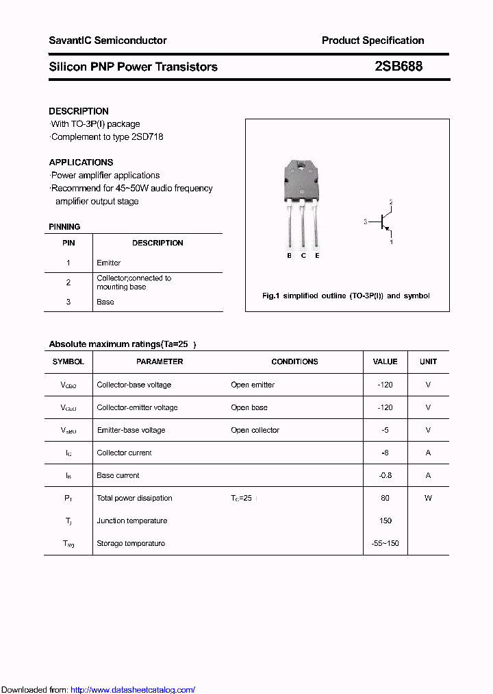 2SB688_8930486.PDF Datasheet