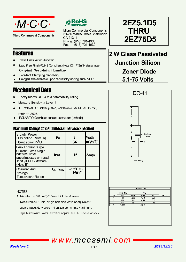 2EZ51D5_8931363.PDF Datasheet