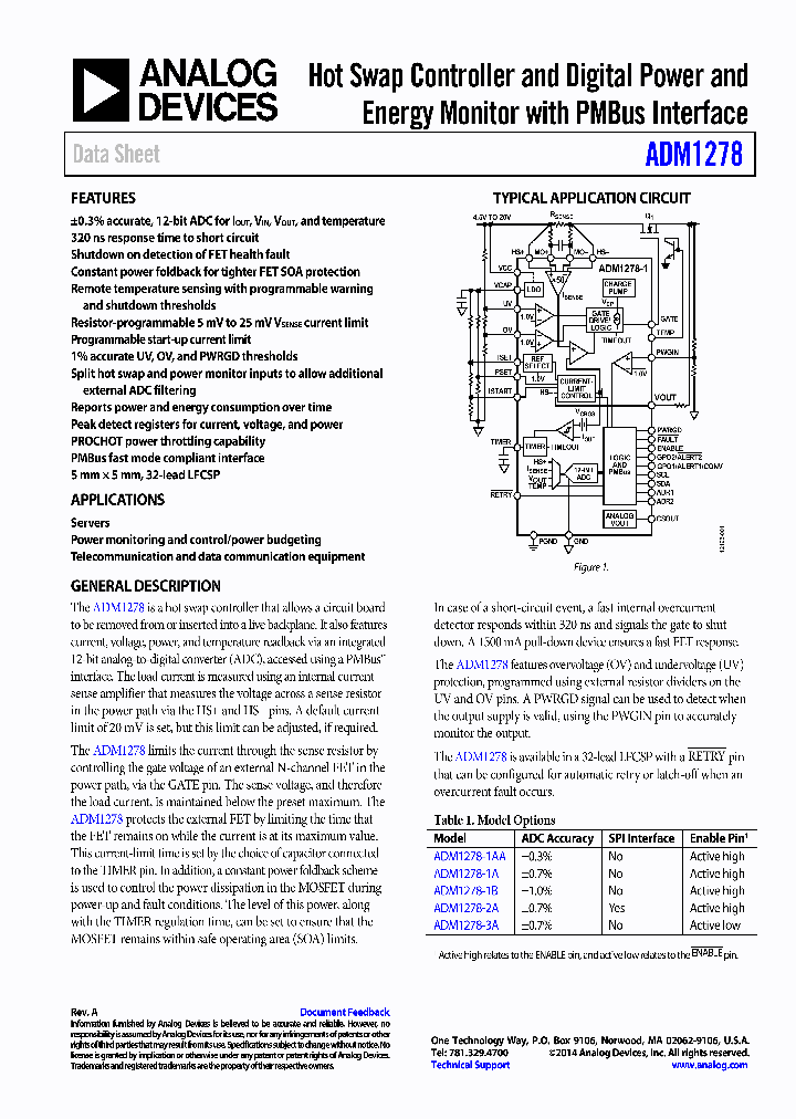 ADM1278-1AACPZ_8931963.PDF Datasheet