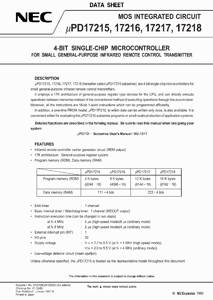 UPD17215_8934694.PDF Datasheet