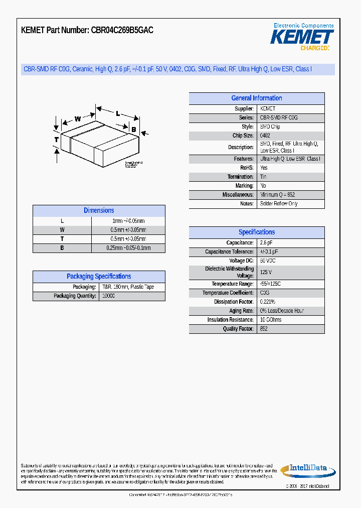 CBR04C269B5GAC_8934876.PDF Datasheet