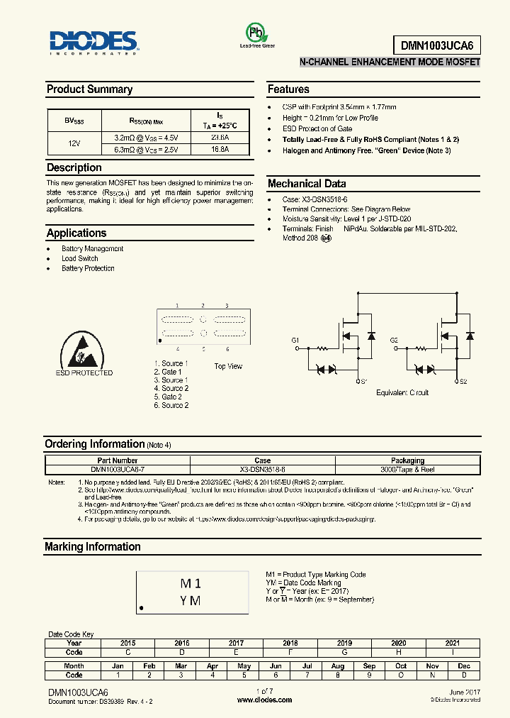 DMN1003UCA6_8934705.PDF Datasheet