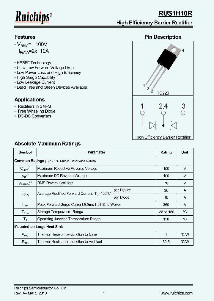 RUS1H10R_8935992.PDF Datasheet