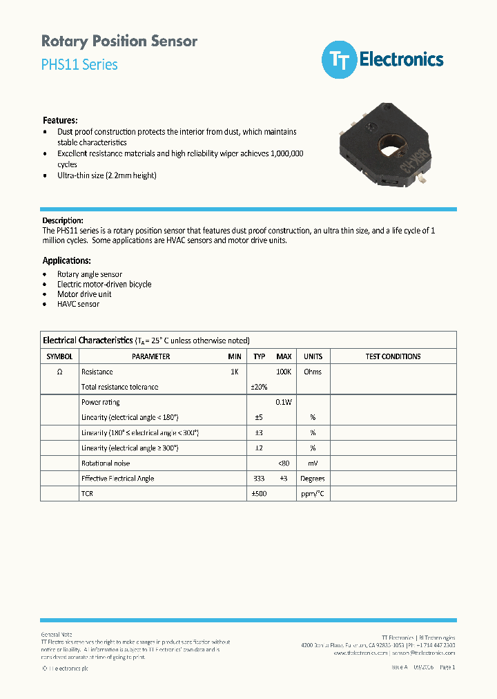 PHS11-1DBR10KE333_8936643.PDF Datasheet