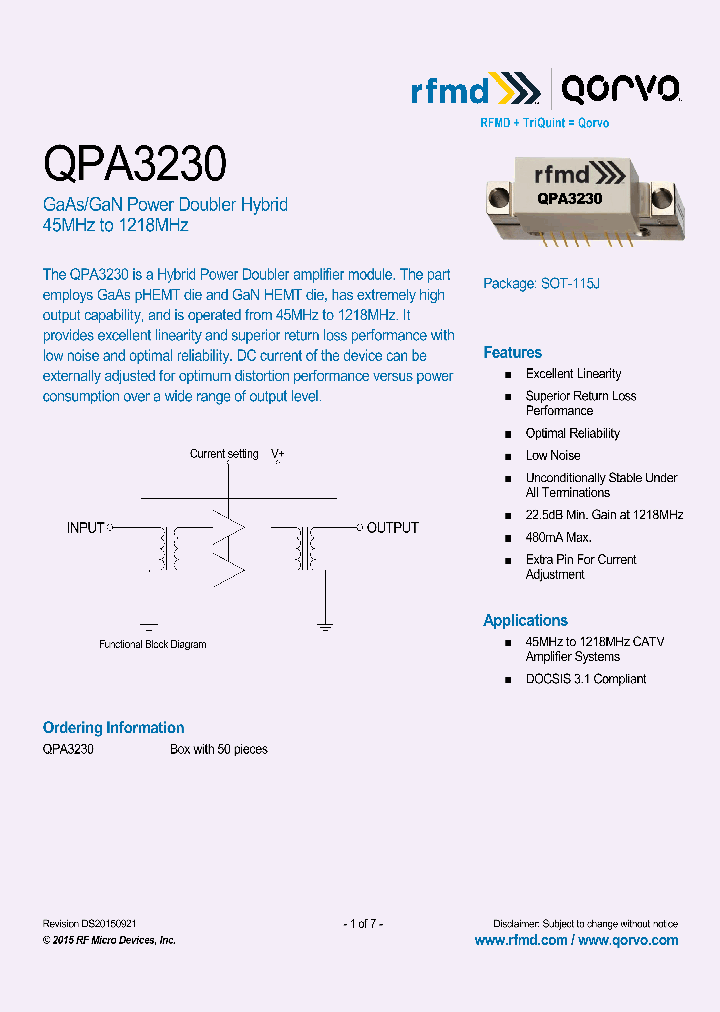 QPA3230_8937116.PDF Datasheet
