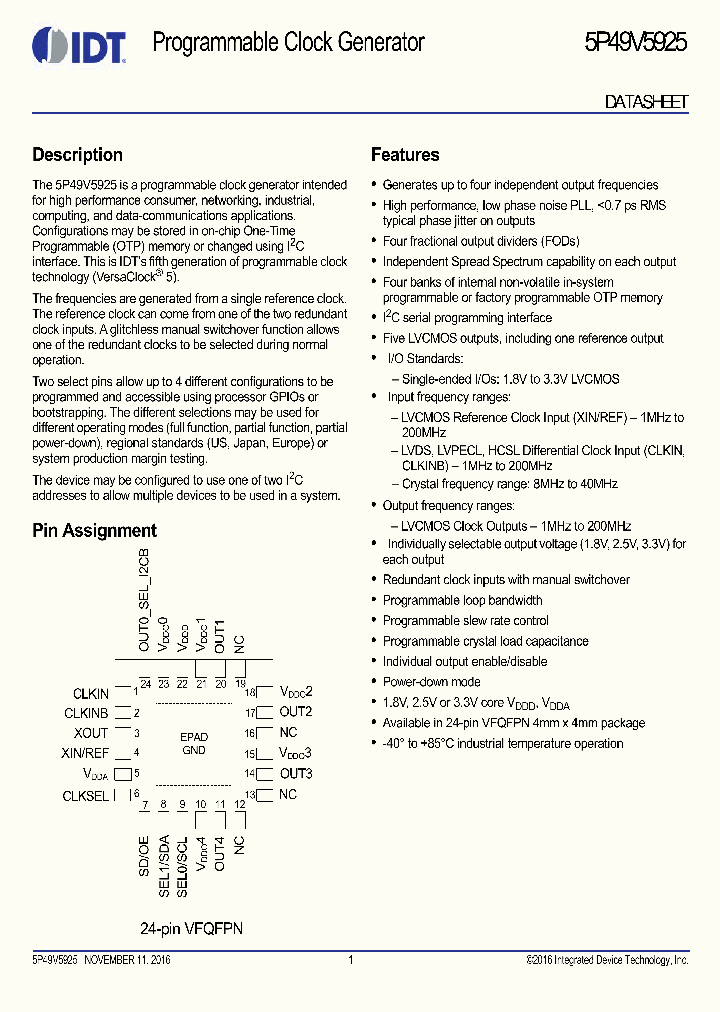 5P49V5925_8938803.PDF Datasheet