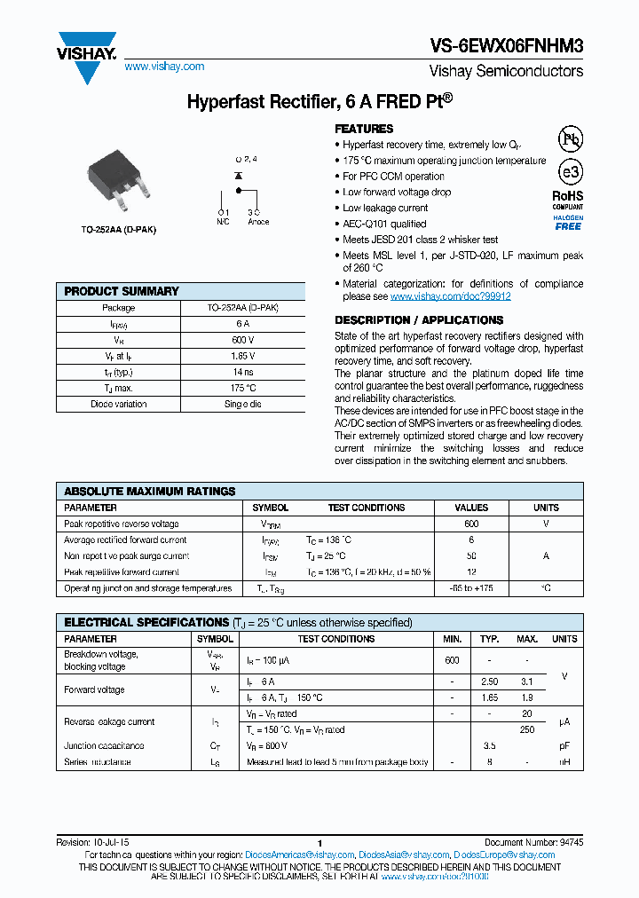 VS-6EWX06FNHM3_8939796.PDF Datasheet