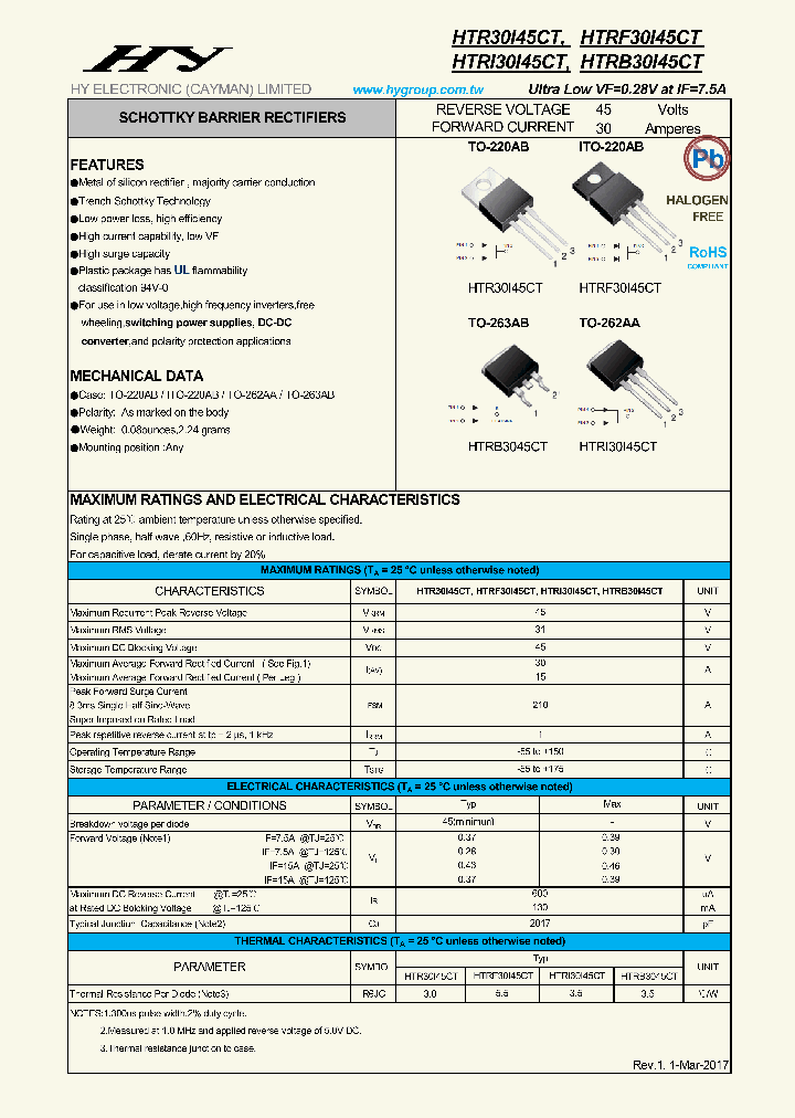 HTR30I45CT_8939693.PDF Datasheet