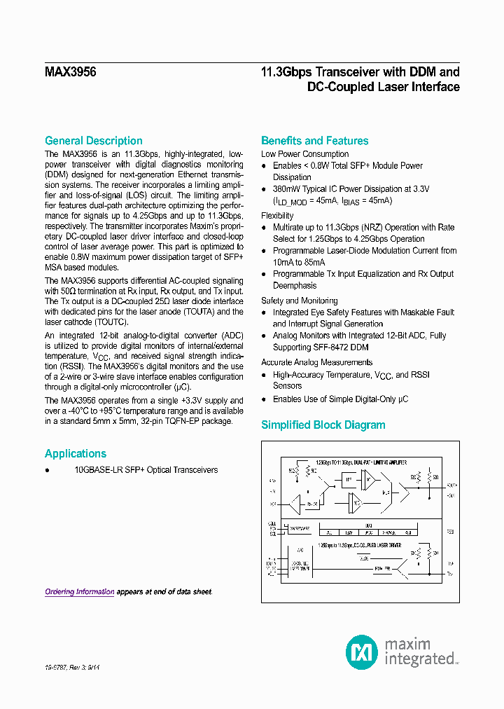 MAX3956_8942366.PDF Datasheet