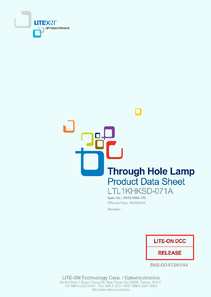 LTL1KHKSD-071A_8942782.PDF Datasheet