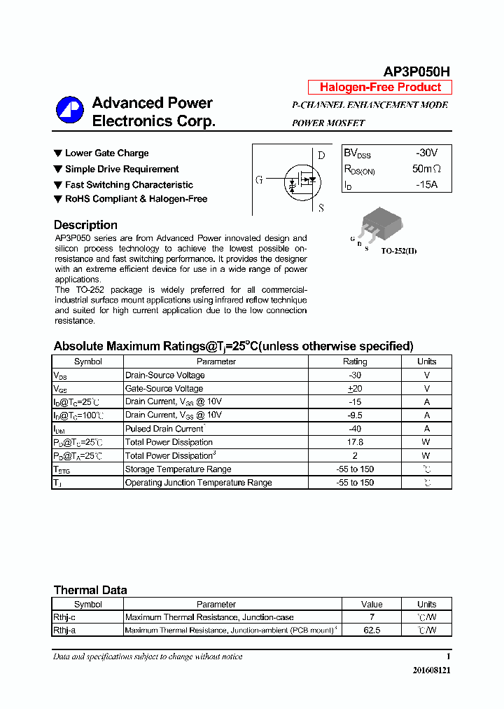 AP3P050H_8944459.PDF Datasheet