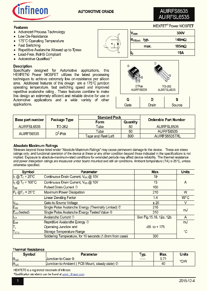 AUIRFS6535_8944928.PDF Datasheet