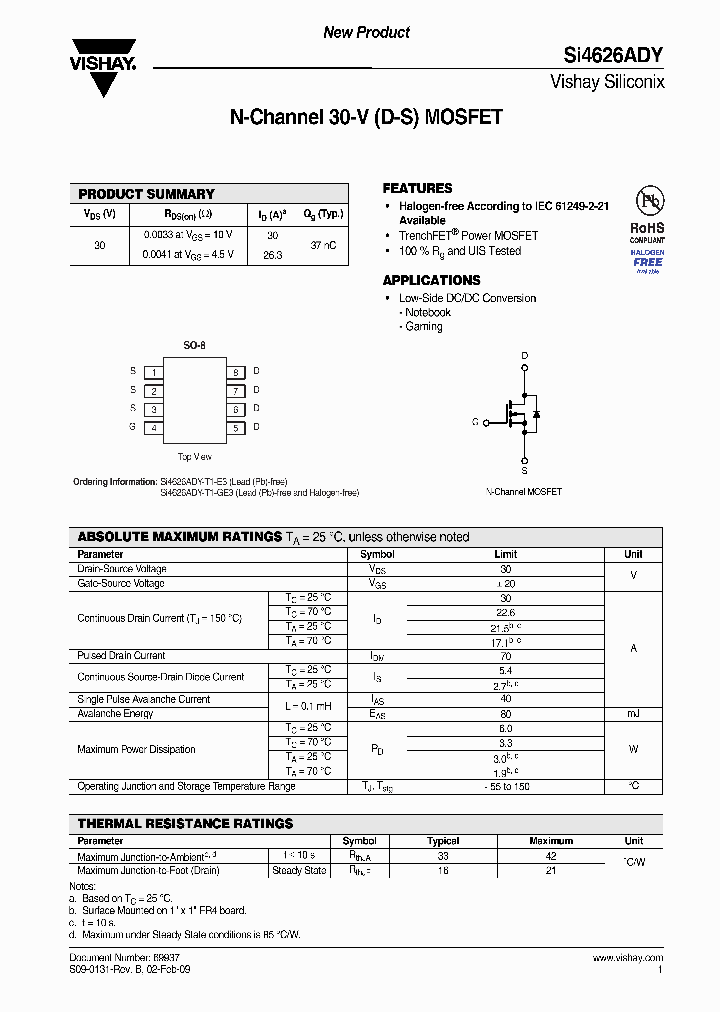 SI4626ADY_8948889.PDF Datasheet