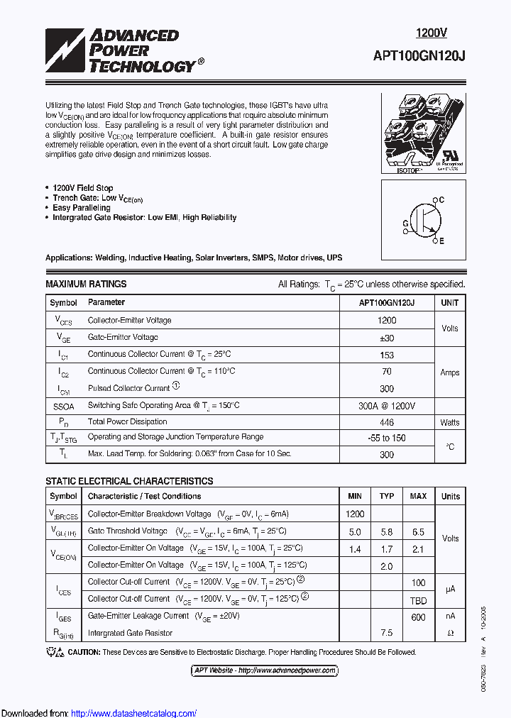 APT100GN120J_8952163.PDF Datasheet