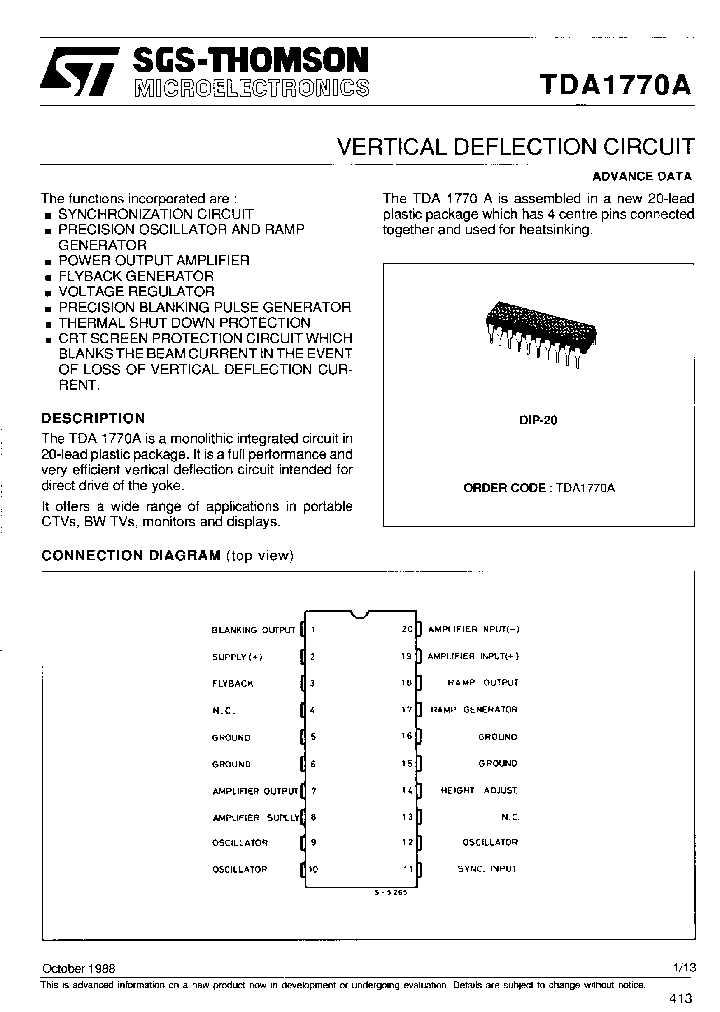 TDA1770A_8954398.PDF Datasheet