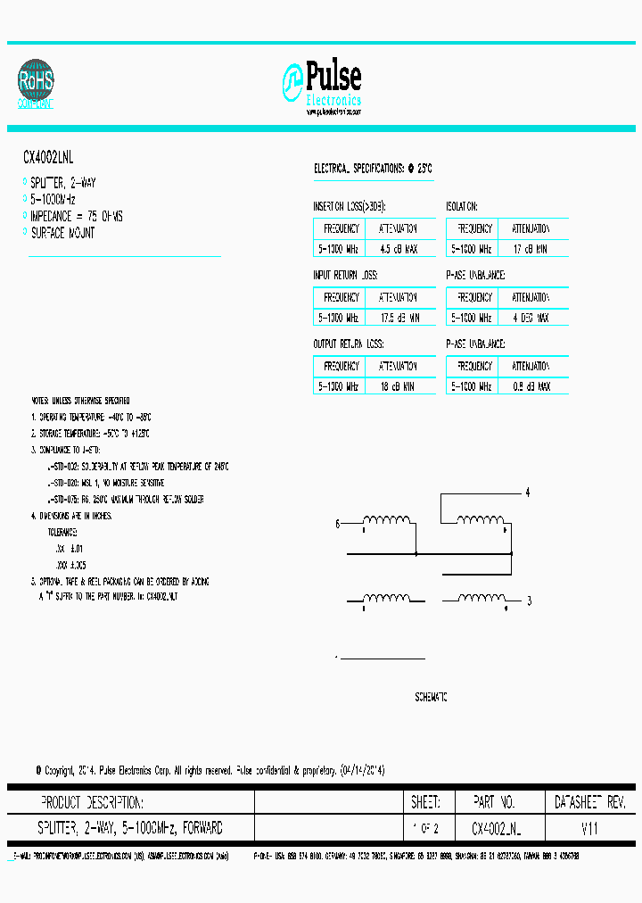 CX4002LNL_8955161.PDF Datasheet