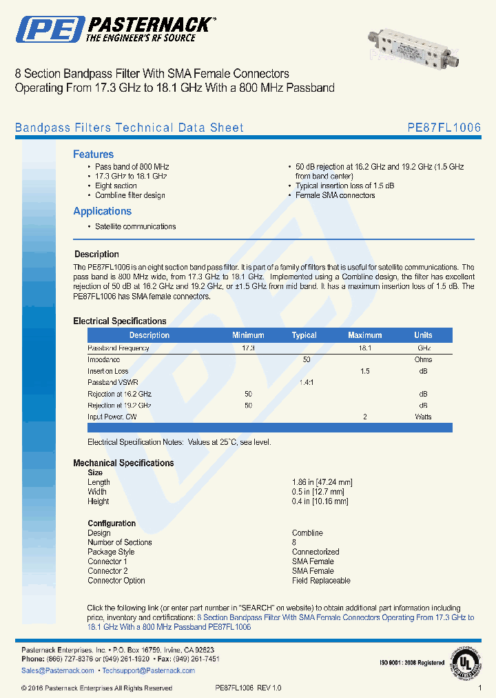 PE87FL1006_8955352.PDF Datasheet