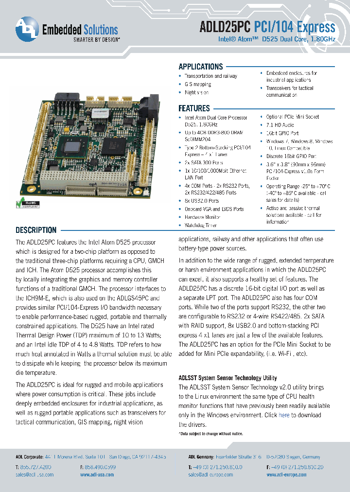 ADLD25PC-PASSIVELP_8956866.PDF Datasheet