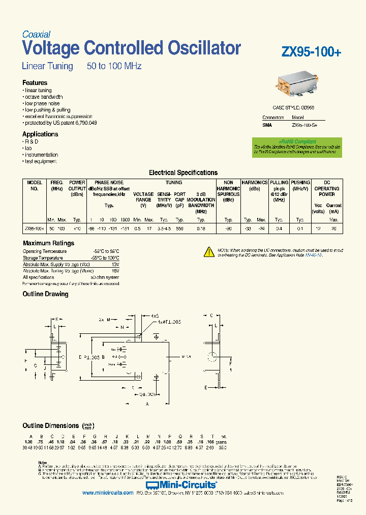 ZX95-100_8958291.PDF Datasheet