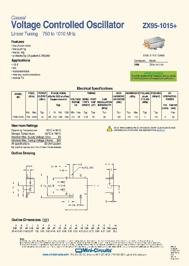 ZX95-1015-S_8958296.PDF Datasheet