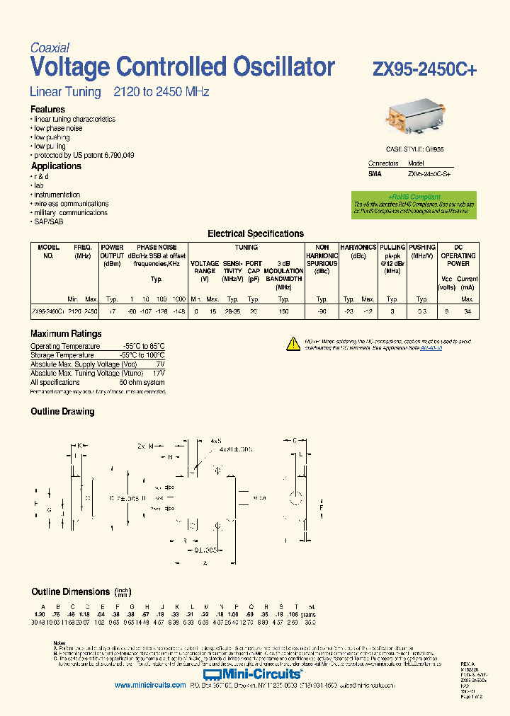 ZX95-2450C_8958307.PDF Datasheet