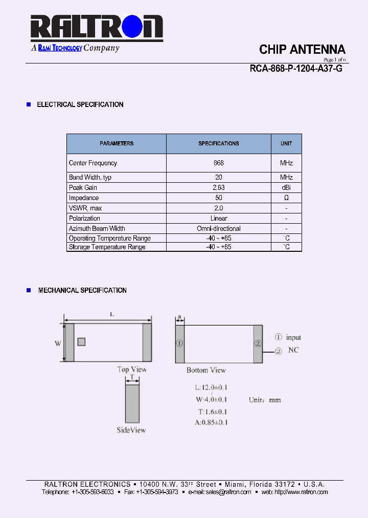 RCA-868-P-1204-A37-G_8959712.PDF Datasheet