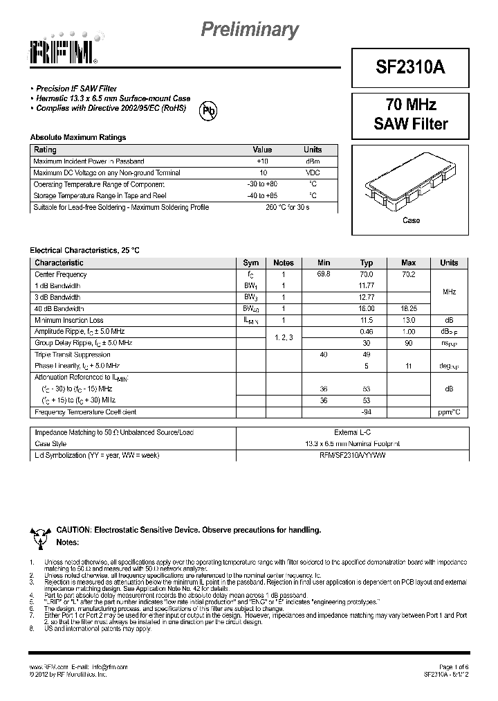 SF2310A_8960318.PDF Datasheet