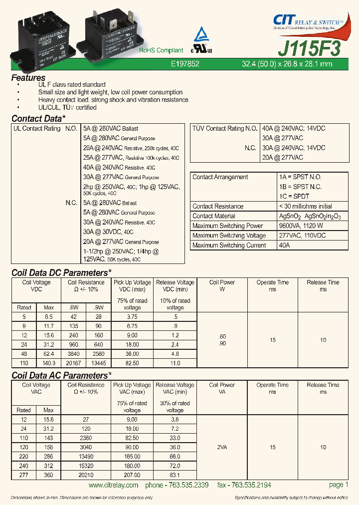 J115F31AL277VACS9U_8961571.PDF Datasheet