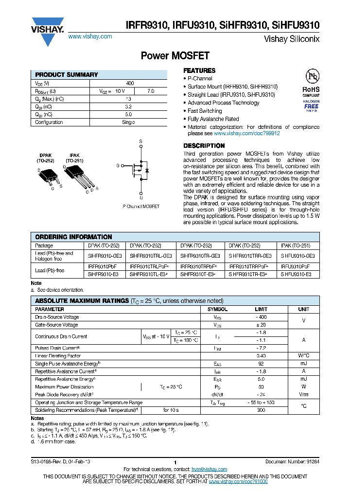 IRFR9310-17_8962720.PDF Datasheet