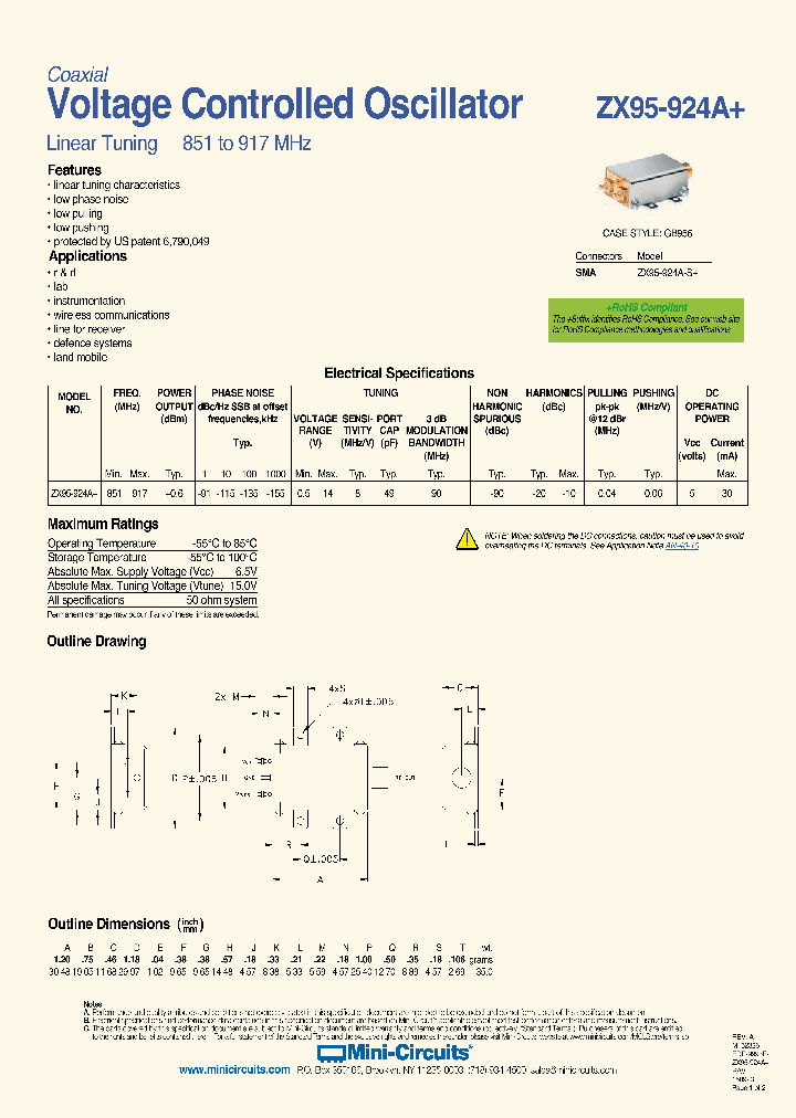 ZX95-924A-S_8965218.PDF Datasheet