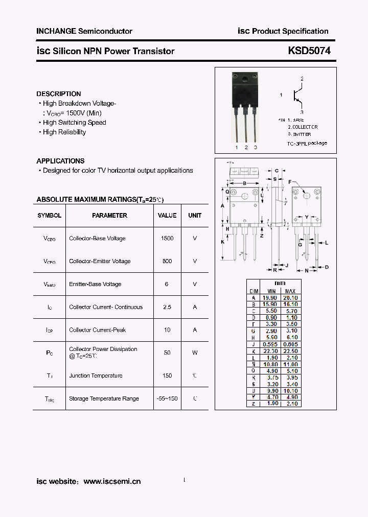 KSD5074_8967524.PDF Datasheet