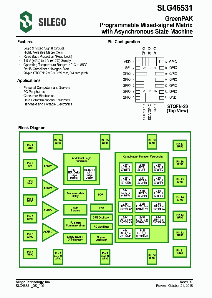 SLG46531_8968117.PDF Datasheet