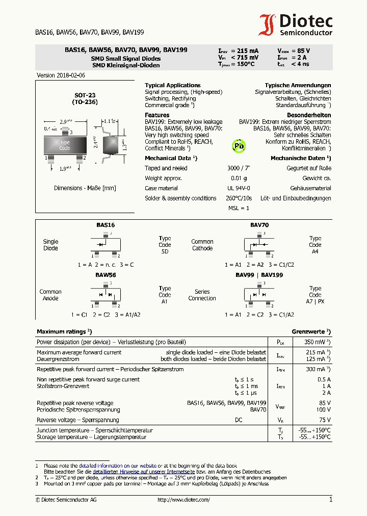 BAV199_8968290.PDF Datasheet