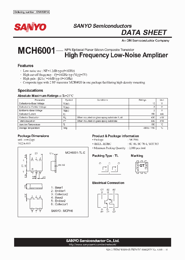 ENA1601_8969168.PDF Datasheet