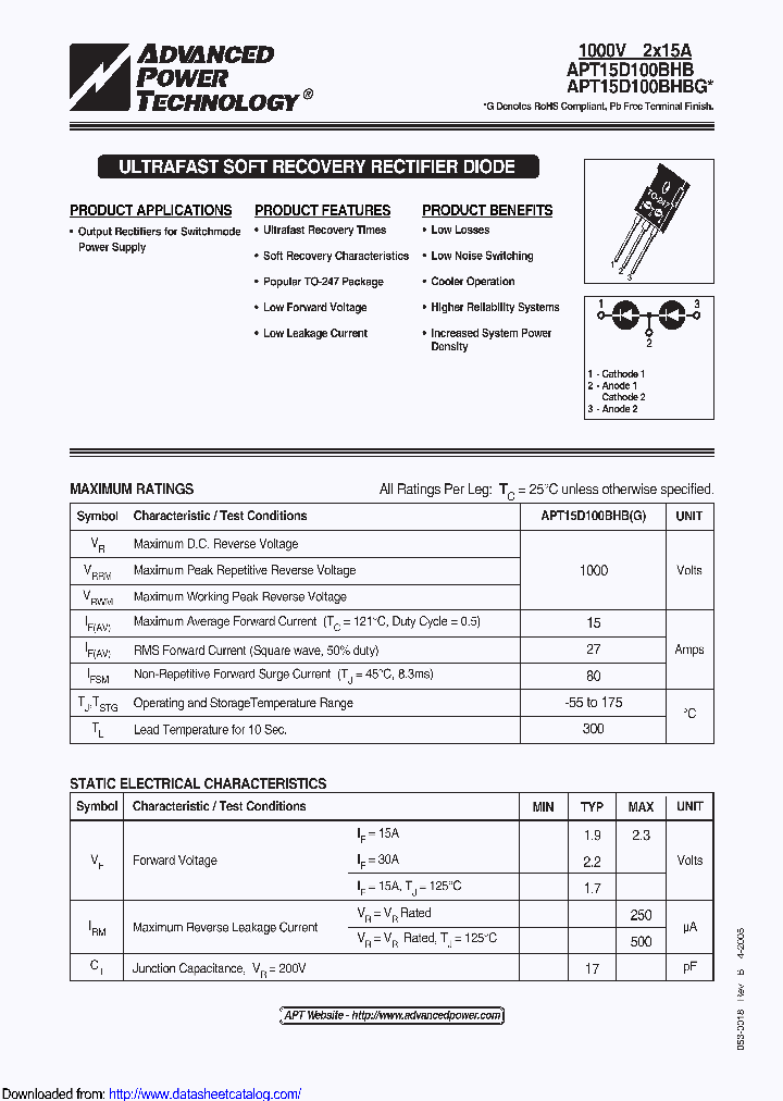 APT15D100BHBG_8970491.PDF Datasheet