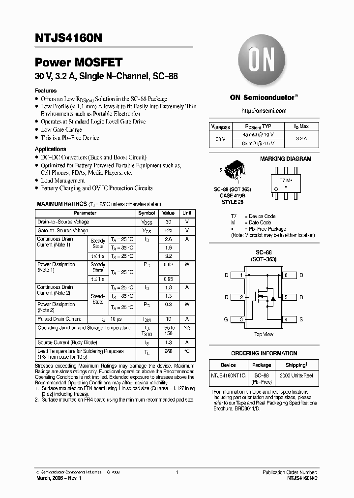 NTJS4160N_8971961.PDF Datasheet