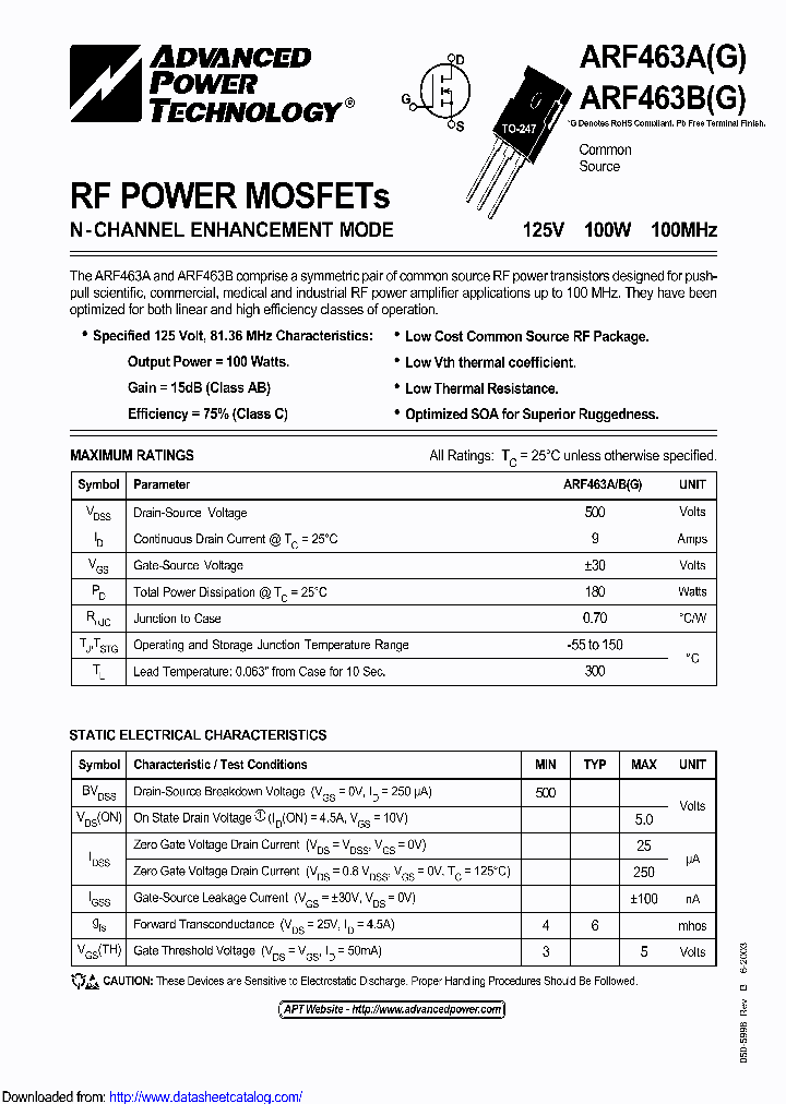 ARF463AG_8972023.PDF Datasheet