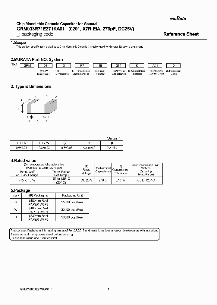 GRM033R71E271KA01_8973219.PDF Datasheet