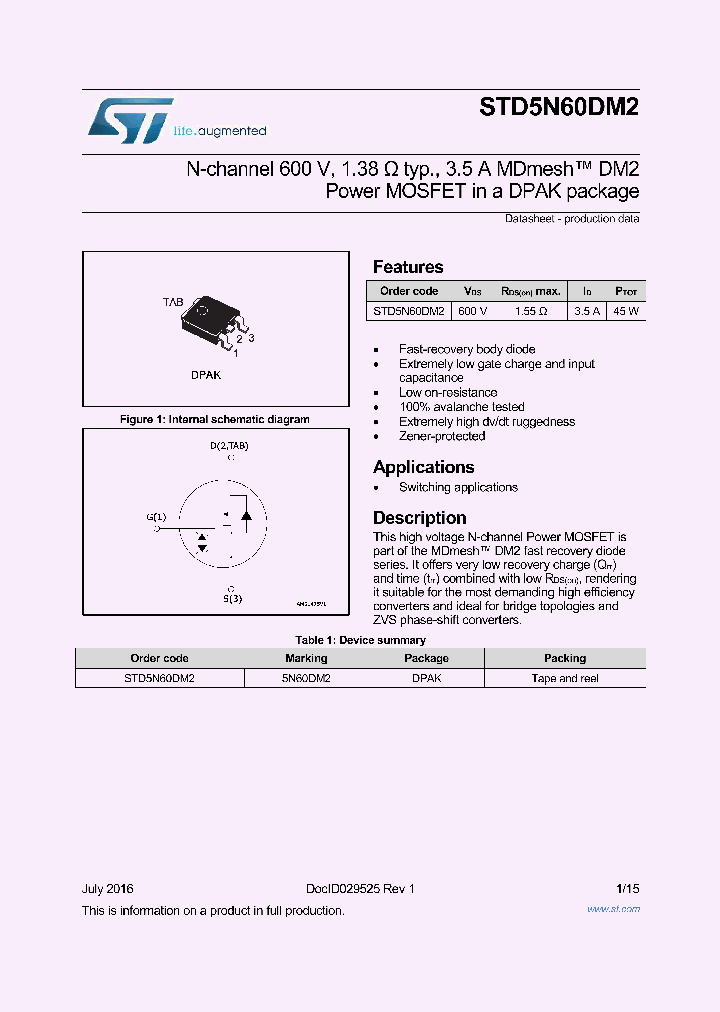 STD5N60DM2_8973994.PDF Datasheet