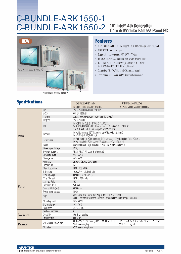 C-BUNDLE-ARK1550-1_8975350.PDF Datasheet