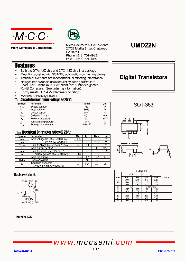 UMD22N_8975792.PDF Datasheet