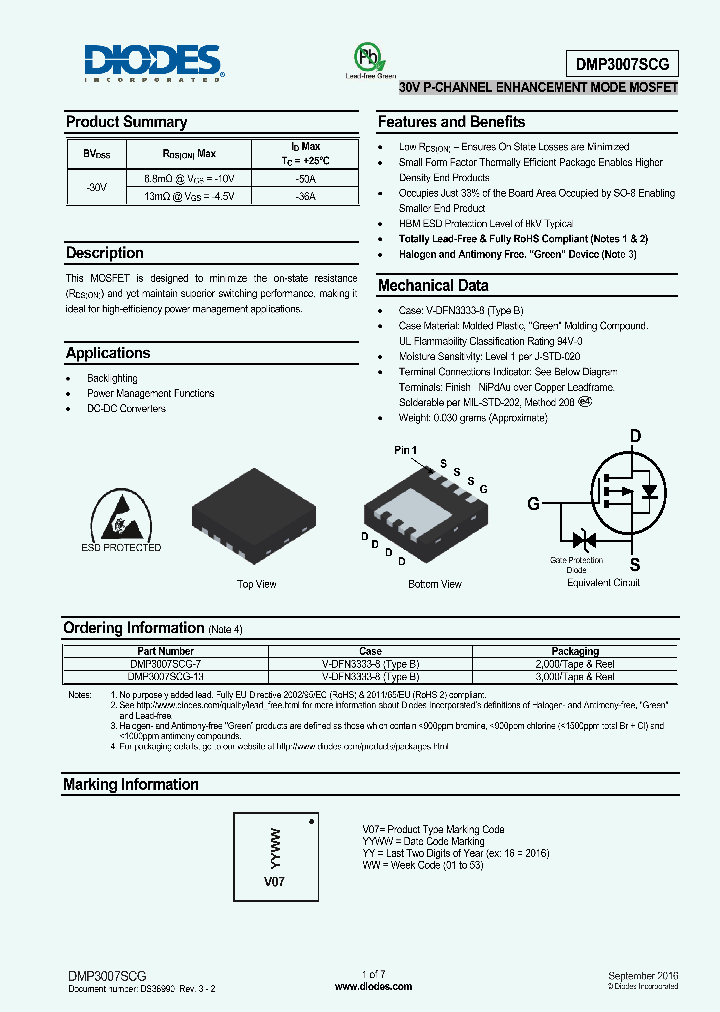 DMP3007SCG-13_8976210.PDF Datasheet