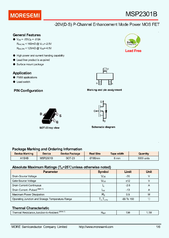 MSP2301B_8976811.PDF Datasheet
