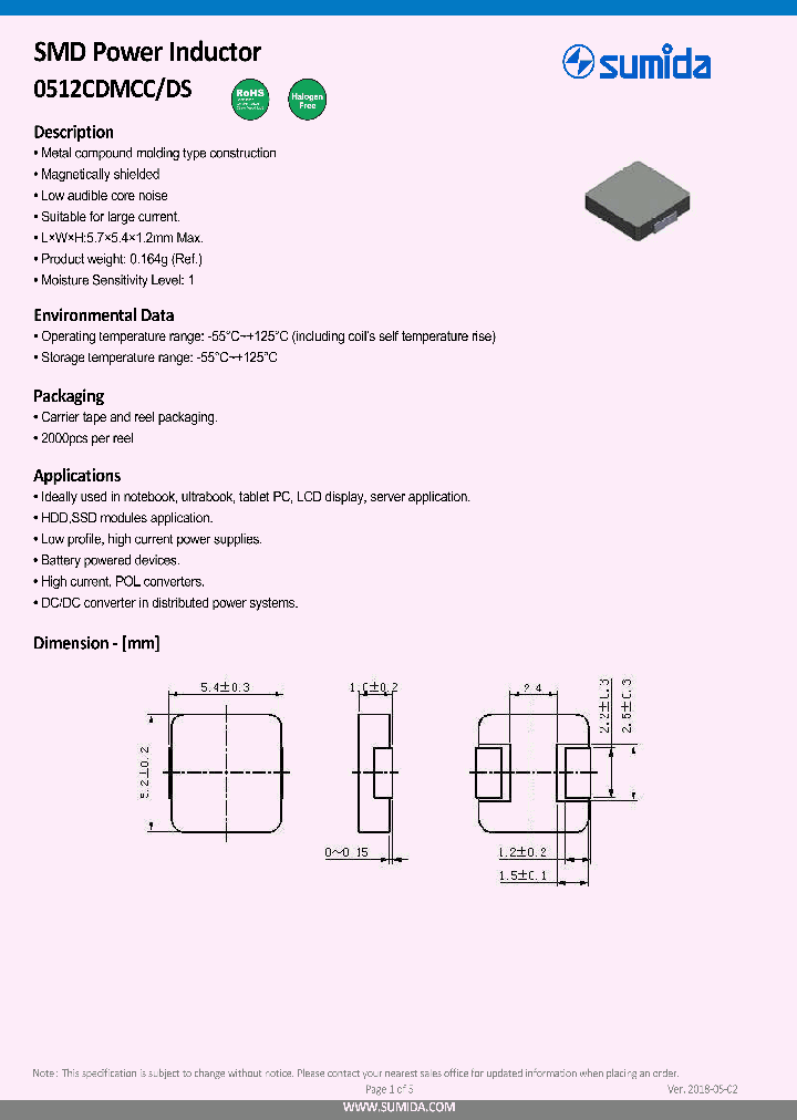 0512CDMCCDS_8977998.PDF Datasheet