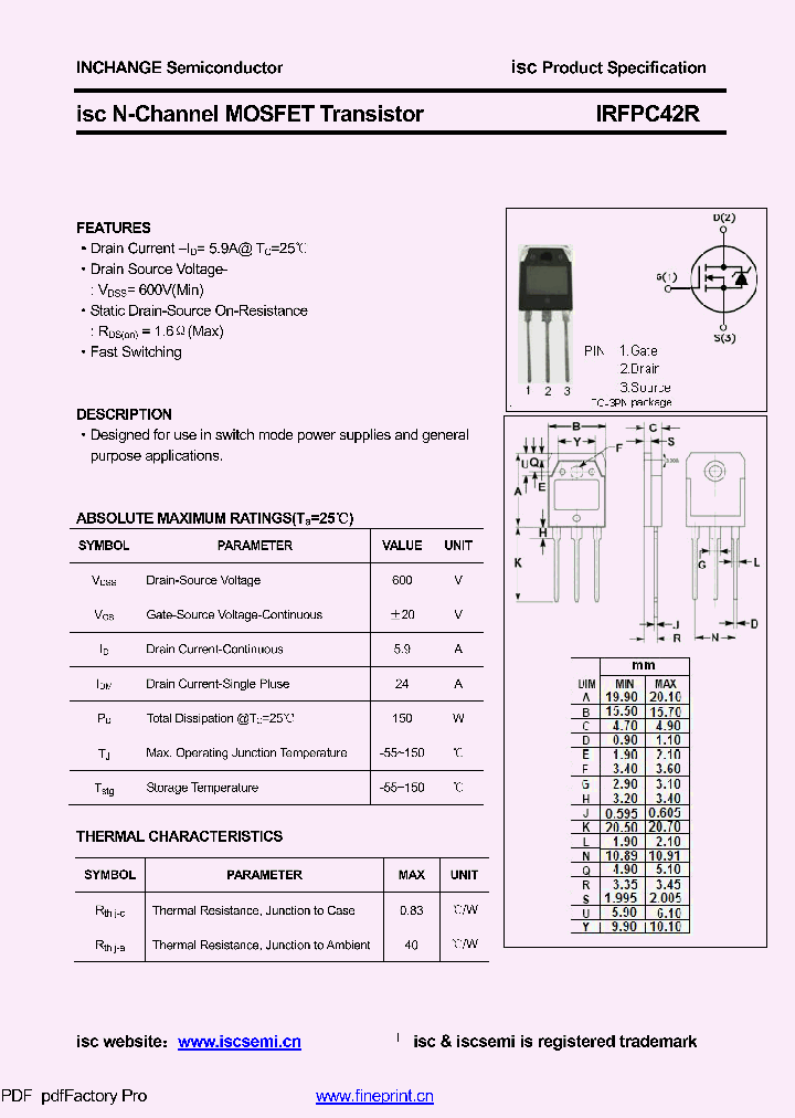 IRFPC42R_8978325.PDF Datasheet